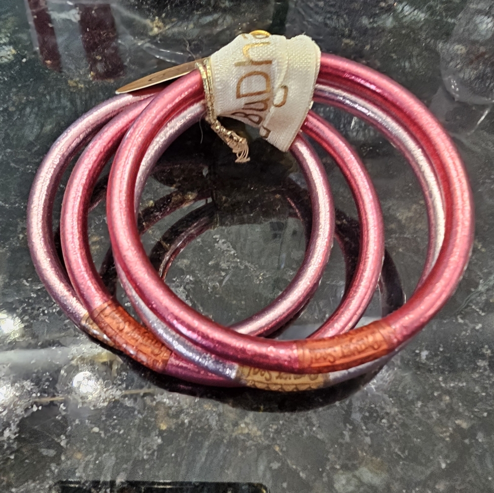 Budhagirl Carousel Pink Bangles Medium